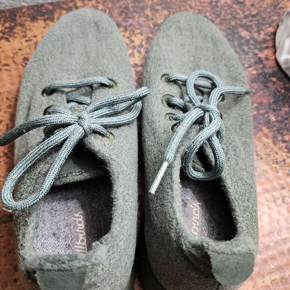 allbirds Women's Wool Runners - Tuke Matcha (Dark Green) 396 - Picture 5 of 14